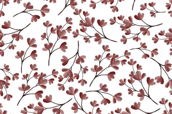Download Red Petal Seamless Pattern for Fabric - Seamless pattern for fabric Collection