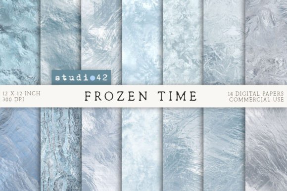 Download Shimmering Snow Digital Paper - Shimmering Collection