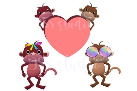 Download 3D Monkey Funny Animal Png Cute Monkeys - Monkeys Collection