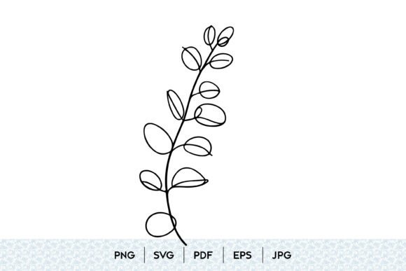 Download Minimal Botanical Branch SVG - Premium Resources