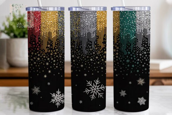 Download Shimmering Winter Snowflakes Tumbler - Shimmering Collection