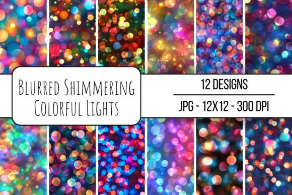 Download Blurred Shimmering Colorful Lights - Shimmering Collection