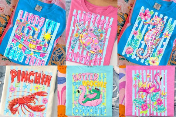 Download Striped Coastal Summer PNG Bundle - Summer Collection