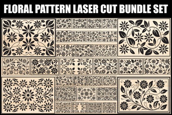 Download Floral Pattern Laser Cut Bundle Set - Premium Resources