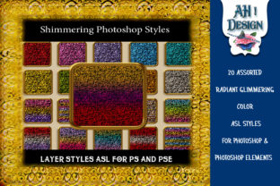 Download 20 Shimmering Photoshop Layer Styles - Shimmering Collection