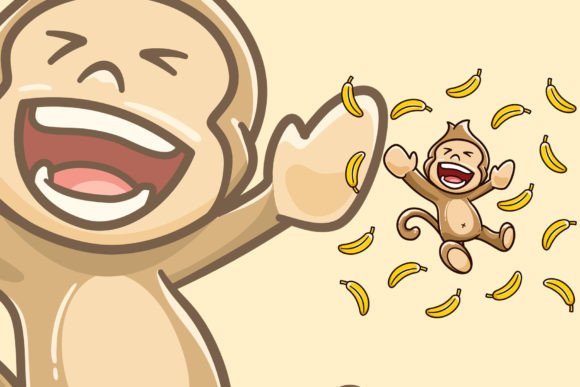 Download Monkeys Are Happy Rains Banana - Monkeys Collection