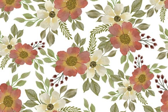 Download Red Bouquet Seamless Pattern for Fabric - Seamless pattern for fabric Collection