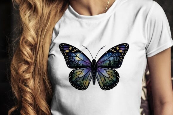 Download Blue Butterfly with Shimmering Wings - Shimmering Collection